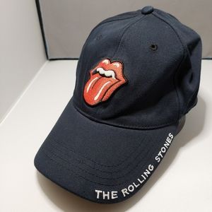 Rolling stones 2004 tour Y2K embroidered brim front and back concert cap hat.